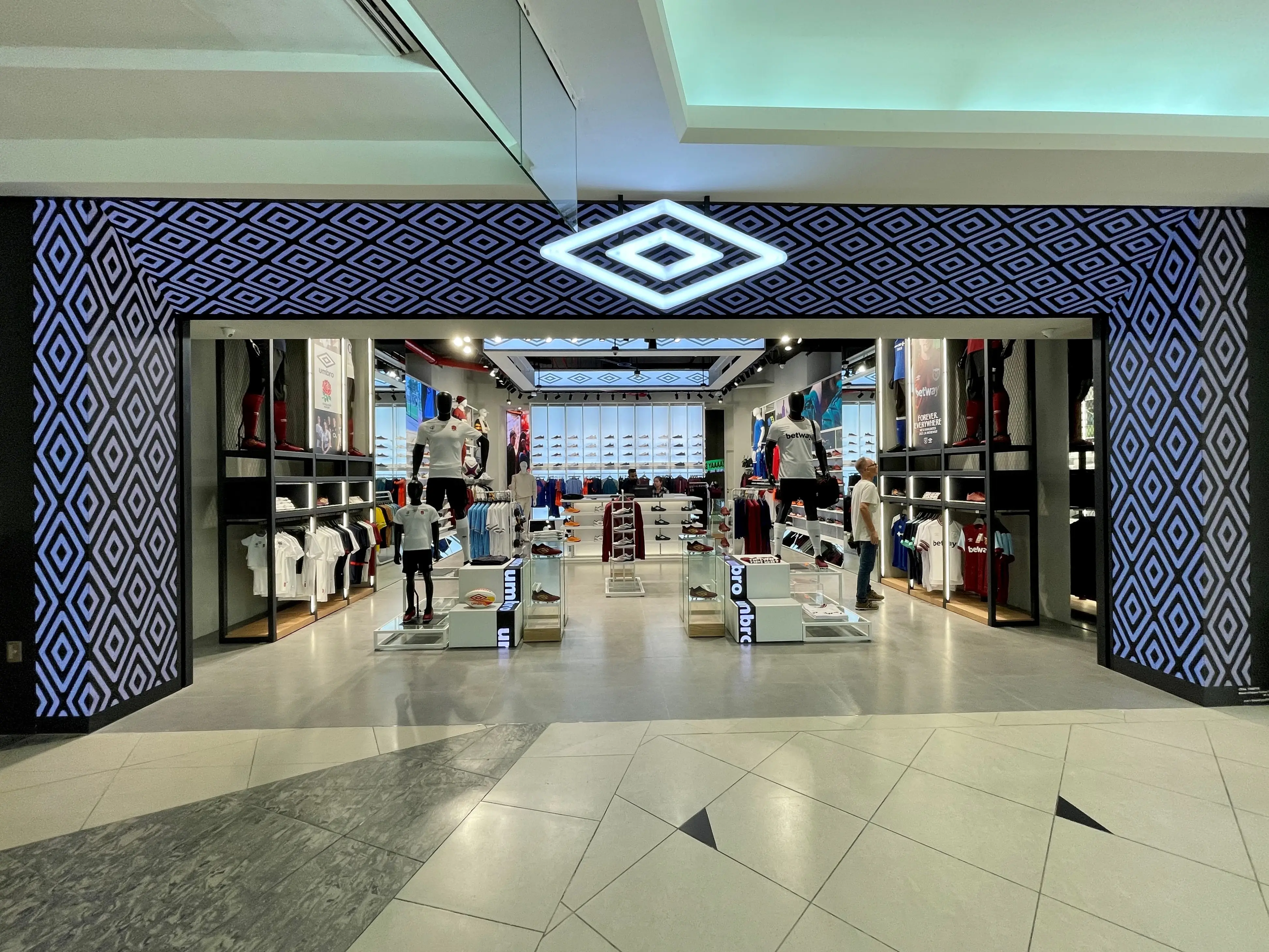 Umbro shop in City Center Doha, best shopping center in Qatar